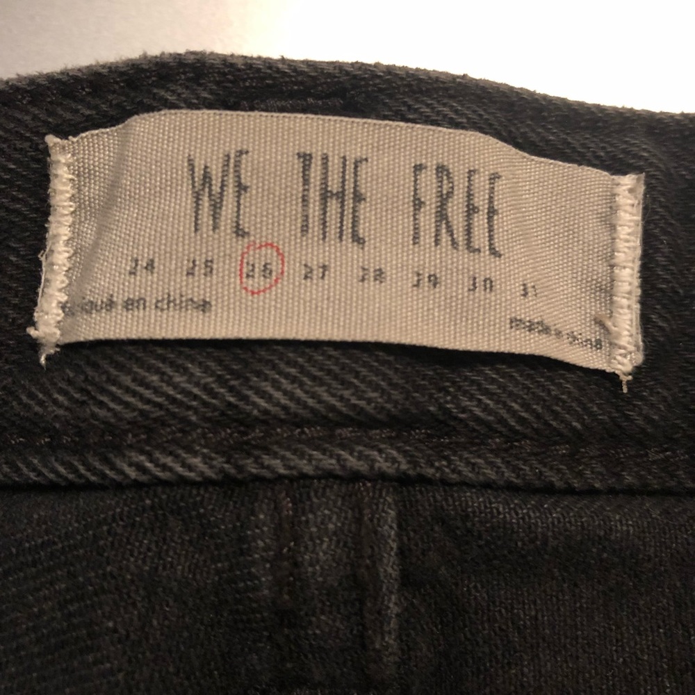 ⚡️⚡️Free People Vintage Black Flare Wide Leg Pants - Picture 6 of 8